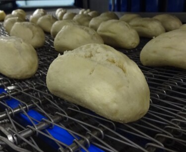 lomax bread on spiral cooler